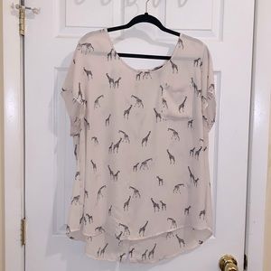 Giraffe Torrid Shirt